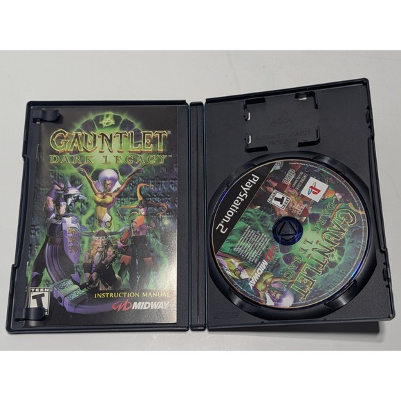 Gauntlet Dark Legacy Playstation2 (PS2) Original Box & Manual - Picture 2 of 4